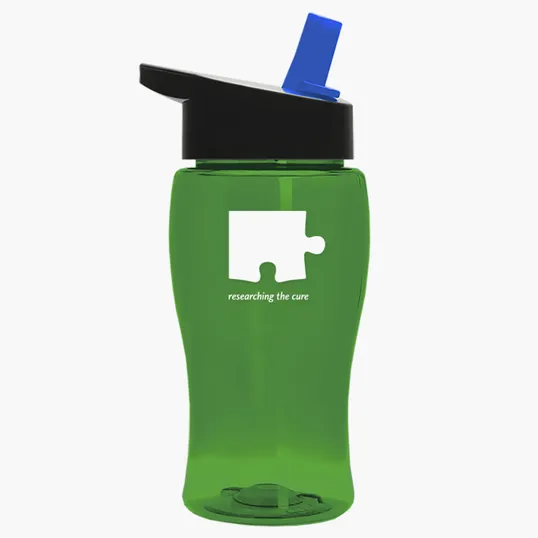 Garyline® Poly+ Jr. Transparent Bottle with Flip-Straw Lid, 18 oz. — view 66