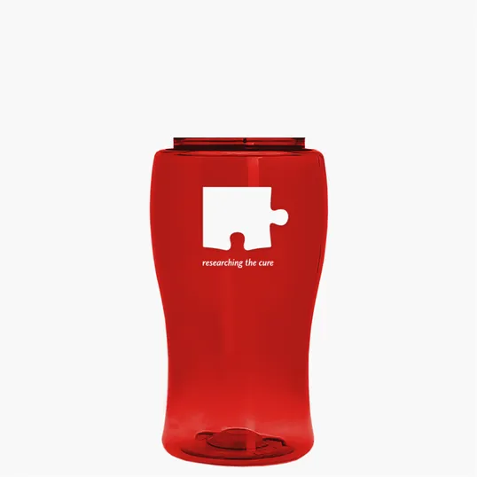 Garyline® Poly+ Jr. Transparent Bottle with Flip-Straw Lid, 18 oz. — view 72