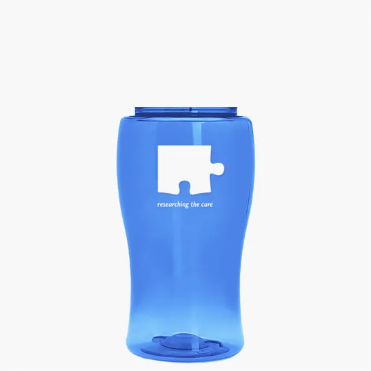 Garyline® Poly+ Jr. Transparent Bottle with Flip-Straw Lid, 18 oz. — view 64