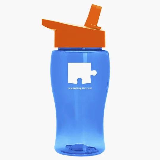 Garyline® Poly+ Jr. Transparent Bottle with Flip-Straw Lid, 18 oz. — view 35