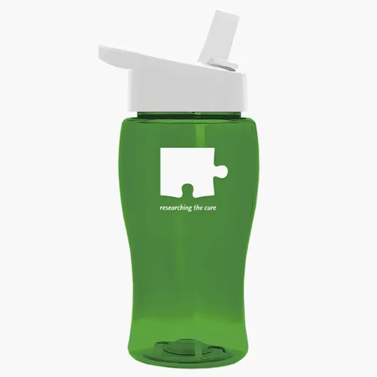 Garyline® Poly+ Jr. Transparent Bottle with Flip-Straw Lid, 18 oz. — view 52