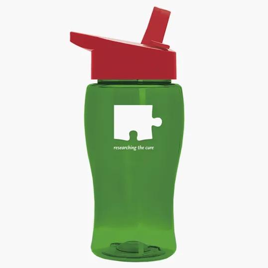 Garyline® Poly+ Jr. Transparent Bottle with Flip-Straw Lid, 18 oz. — view 40