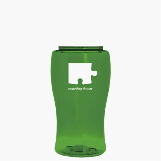 Garyline® Poly+ Jr. Transparent Bottle with Flip-Straw Lid, 18 oz. — view 68