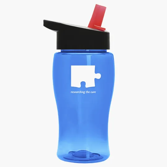 Garyline® Poly+ Jr. Transparent Bottle with Flip-Straw Lid, 18 oz. — view 25