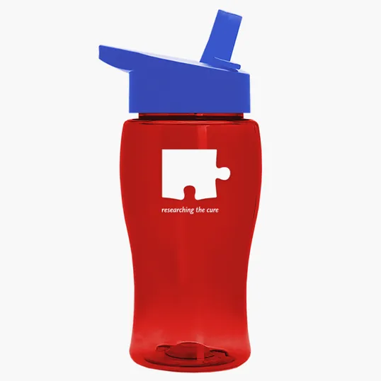 Garyline® Poly+ Jr. Transparent Bottle with Flip-Straw Lid, 18 oz. — view 46