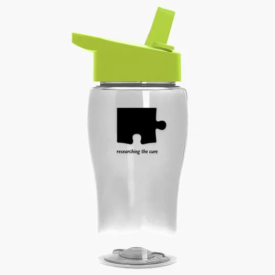 Garyline® Poly+ Jr. Transparent Bottle with Flip-Straw Lid, 18 oz. — view 17