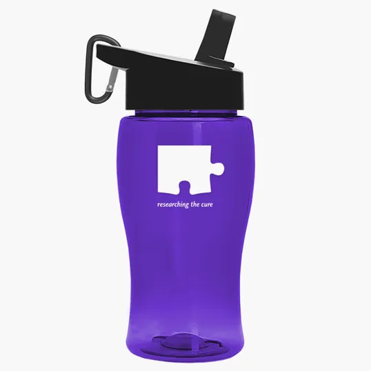 Garyline® Poly+ Jr. Transparent Bottle with Flip-Straw Lid, 18 oz. — view 73