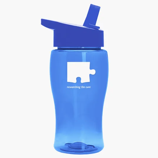 Garyline® Poly+ Jr. Transparent Bottle with Flip-Straw Lid, 18 oz. — view 44