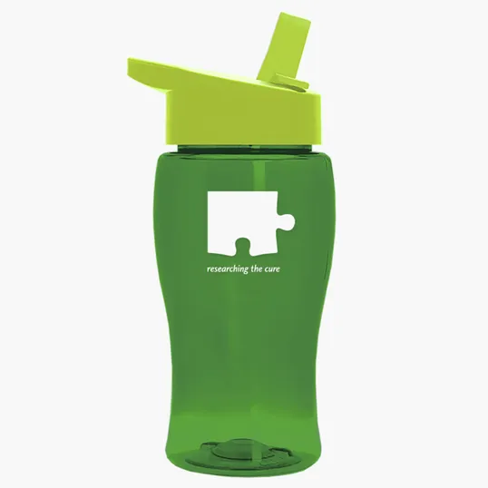 Garyline® Poly+ Jr. Transparent Bottle with Flip-Straw Lid, 18 oz. — view 31