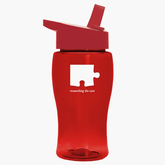 Garyline® Poly+ Jr. Transparent Bottle with Flip-Straw Lid, 18 oz. — view 41