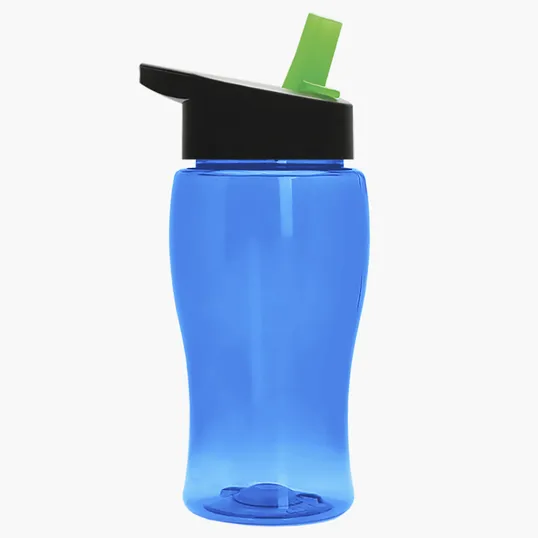 Garyline® Poly+ Jr. Transparent Bottle with Flip-Straw Lid, 18 oz. — view 10