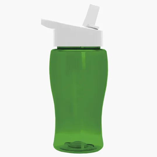 Garyline® Poly+ Jr. Transparent Bottle with Flip-Straw Lid, 18 oz. — view 8