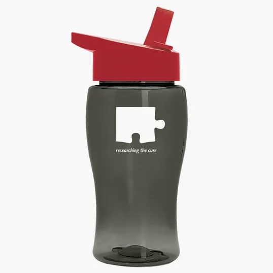 Garyline® Poly+ Jr. Transparent Bottle with Flip-Straw Lid, 18 oz. — view 38