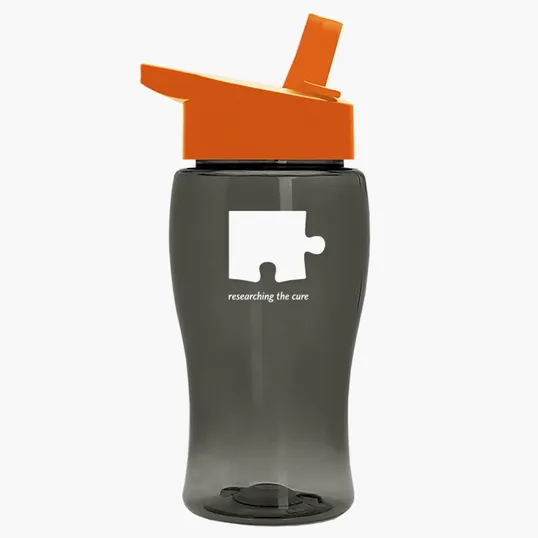 Garyline® Poly+ Jr. Transparent Bottle with Flip-Straw Lid, 18 oz. — view 34