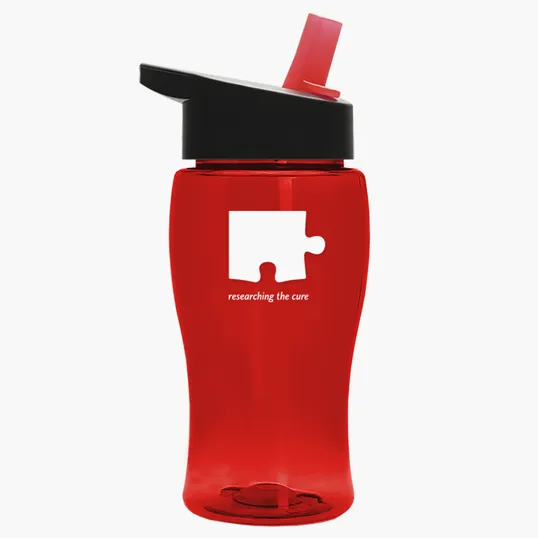 Garyline® Poly+ Jr. Transparent Bottle with Flip-Straw Lid, 18 oz. — view 26
