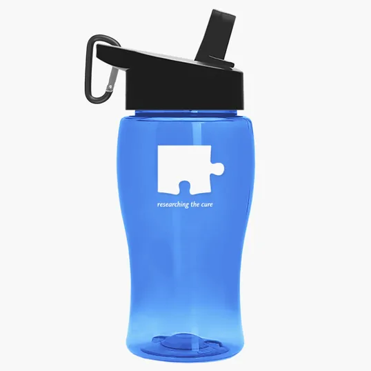 Garyline® Poly+ Jr. Transparent Bottle with Flip-Straw Lid, 18 oz. — view 62
