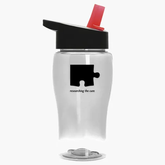 Garyline® Poly+ Jr. Transparent Bottle with Flip-Straw Lid, 18 oz. — view 16