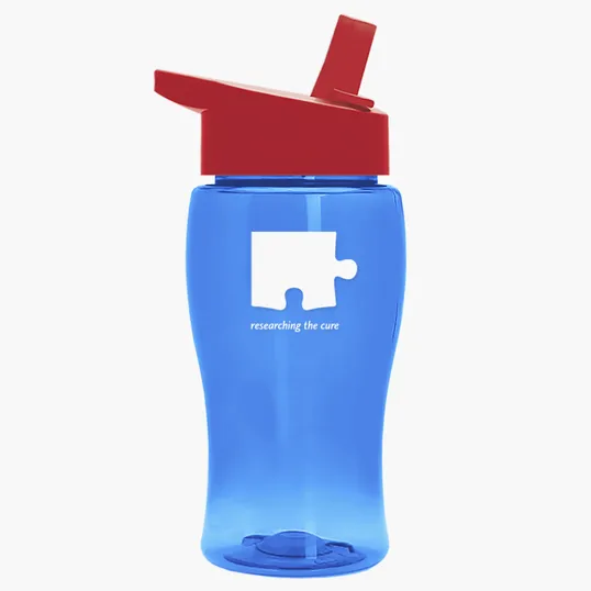 Garyline® Poly+ Jr. Transparent Bottle with Flip-Straw Lid, 18 oz. — view 39