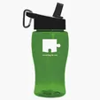 Garyline® Poly+ Jr. Transparent Bottle with Flip-Straw Lid, 18 oz. — view 65