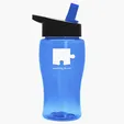 Garyline® Poly+ Jr. Transparent Bottle with Flip-Straw Lid, 18 oz. — view 63