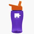 Garyline® Poly+ Jr. Transparent Bottle with Flip-Straw Lid, 18 oz. — view 33