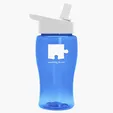 Garyline® Poly+ Jr. Transparent Bottle with Flip-Straw Lid, 18 oz. — view 54