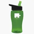 Garyline® Poly+ Jr. Transparent Bottle with Flip-Straw Lid, 18 oz. — view 67