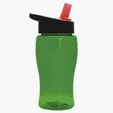 Garyline® Poly+ Jr. Transparent Bottle with Flip-Straw Lid, 18 oz. — view 3