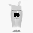 Garyline® Poly+ Jr. Transparent Bottle with Flip-Straw Lid, 18 oz. — view 21