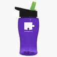 Garyline® Poly+ Jr. Transparent Bottle with Flip-Straw Lid, 18 oz. — view 75