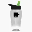 Garyline® Poly+ Jr. Transparent Bottle with Flip-Straw Lid, 18 oz. — view 15