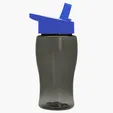 Garyline® Poly+ Jr. Transparent Bottle with Flip-Straw Lid, 18 oz. — view 6