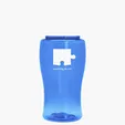 Garyline® Poly+ Jr. Transparent Bottle with Flip-Straw Lid, 18 oz. — view 64