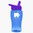 Garyline® Poly+ Jr. Transparent Bottle with Flip-Straw Lid, 18 oz. — view 11
