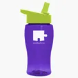 Garyline® Poly+ Jr. Transparent Bottle with Flip-Straw Lid, 18 oz. — view 32