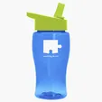 Garyline® Poly+ Jr. Transparent Bottle with Flip-Straw Lid, 18 oz. — view 30