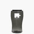 Garyline® Poly+ Jr. Transparent Bottle with Flip-Straw Lid, 18 oz. — view 60