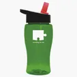 Garyline® Poly+ Jr. Transparent Bottle with Flip-Straw Lid, 18 oz. — view 23