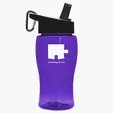 Garyline® Poly+ Jr. Transparent Bottle with Flip-Straw Lid, 18 oz. — view 73