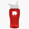 Garyline® Poly+ Jr. Transparent Bottle with Flip-Straw Lid, 18 oz. — view 55