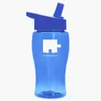 Garyline® Poly+ Jr. Transparent Bottle with Flip-Straw Lid, 18 oz. — view 44