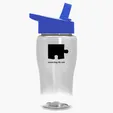 Garyline® Poly+ Jr. Transparent Bottle with Flip-Straw Lid, 18 oz. — view 19