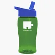 Garyline® Poly+ Jr. Transparent Bottle with Flip-Straw Lid, 18 oz. — view 45