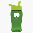 Garyline® Poly+ Jr. Transparent Bottle with Flip-Straw Lid, 18 oz. — view 31