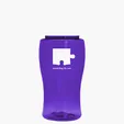 Garyline® Poly+ Jr. Transparent Bottle with Flip-Straw Lid, 18 oz. — view 76
