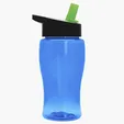 Garyline® Poly+ Jr. Transparent Bottle with Flip-Straw Lid, 18 oz. — view 10