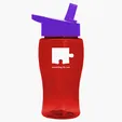 Garyline® Poly+ Jr. Transparent Bottle with Flip-Straw Lid, 18 oz. — view 50