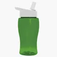 Garyline® Poly+ Jr. Transparent Bottle with Flip-Straw Lid, 18 oz. — view 8