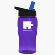Garyline® Poly+ Jr. Transparent Bottle with Flip-Straw Lid, 18 oz. — view 74