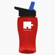 Garyline® Poly+ Jr. Transparent Bottle with Flip-Straw Lid, 18 oz. — view 70